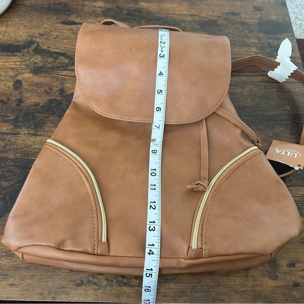 NWT Ulta Beauty Tan Women's Backpack Classic Neutral